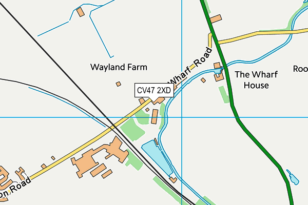 CV47 2XD map - OS VectorMap District (Ordnance Survey) CV47 2XD map - OS VectorMap District (Ordnance Survey)