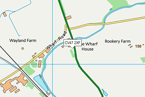 CV47 2XF map - OS VectorMap District (Ordnance Survey) CV47 2XF map - OS VectorMap District (Ordnance Survey)