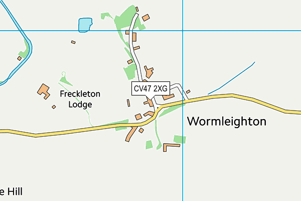 CV47 2XG map - OS VectorMap District (Ordnance Survey) CV47 2XG map - OS VectorMap District (Ordnance Survey)