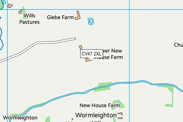 CV47 2XL map - OS VectorMap District (Ordnance Survey) CV47 2XL map - OS VectorMap District (Ordnance Survey)