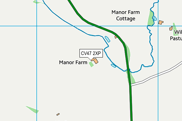 CV47 2XP map - OS VectorMap District (Ordnance Survey) CV47 2XP map - OS VectorMap District (Ordnance Survey)