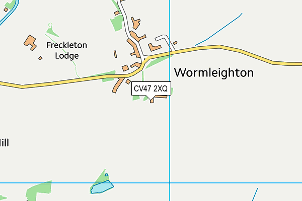 CV47 2XQ map - OS VectorMap District (Ordnance Survey) CV47 2XQ map - OS VectorMap District (Ordnance Survey)