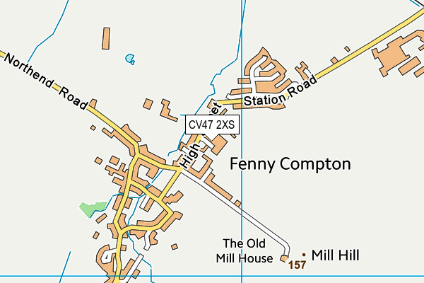 CV47 2XS map - OS VectorMap District (Ordnance Survey) CV47 2XS map - OS VectorMap District (Ordnance Survey)