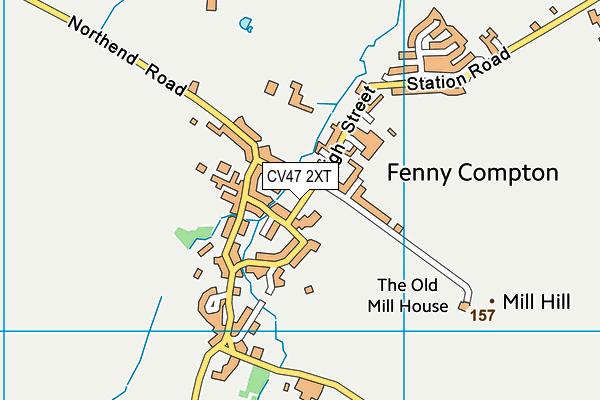 CV47 2XT map - OS VectorMap District (Ordnance Survey) CV47 2XT map - OS VectorMap District (Ordnance Survey)