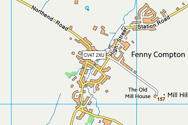 CV47 2XU map - OS VectorMap District (Ordnance Survey) CV47 2XU map - OS VectorMap District (Ordnance Survey)
