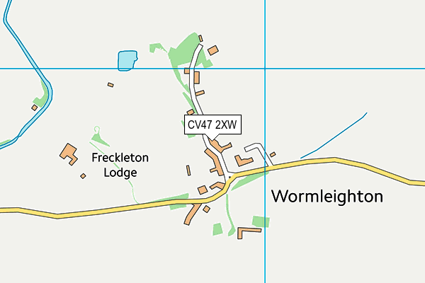 CV47 2XW map - OS VectorMap District (Ordnance Survey) CV47 2XW map - OS VectorMap District (Ordnance Survey)