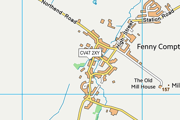 CV47 2XY map - OS VectorMap District (Ordnance Survey) CV47 2XY map - OS VectorMap District (Ordnance Survey)