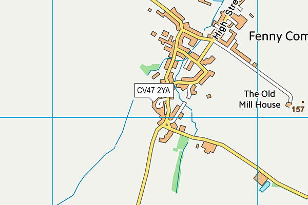 CV47 2YA map - OS VectorMap District (Ordnance Survey) CV47 2YA map - OS VectorMap District (Ordnance Survey)