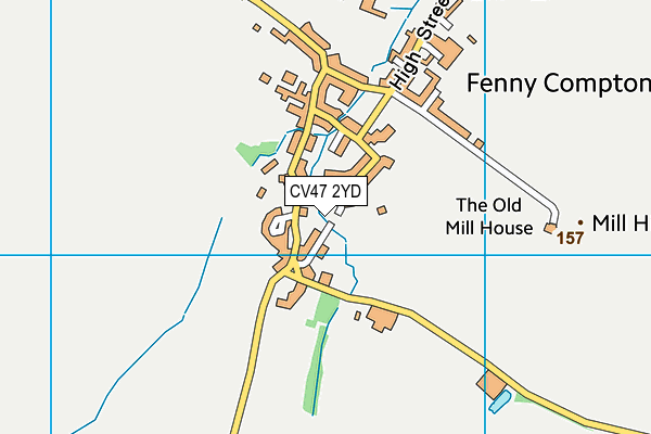 CV47 2YD map - OS VectorMap District (Ordnance Survey) CV47 2YD map - OS VectorMap District (Ordnance Survey)