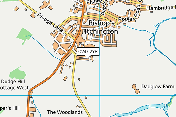 CV47 2YR map - OS VectorMap District (Ordnance Survey) CV47 2YR map - OS VectorMap District (Ordnance Survey)