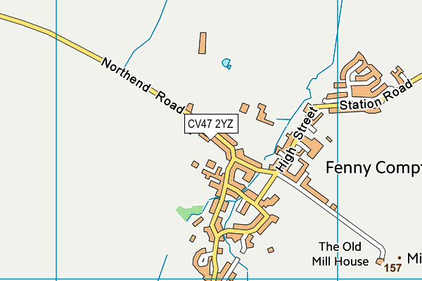 CV47 2YZ map - OS VectorMap District (Ordnance Survey) CV47 2YZ map - OS VectorMap District (Ordnance Survey)