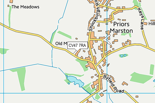CV47 7RA map - OS VectorMap District (Ordnance Survey) CV47 7RA map - OS VectorMap District (Ordnance Survey)