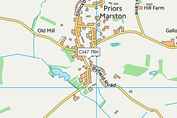 CV47 7RH map - OS VectorMap District (Ordnance Survey) CV47 7RH map - OS VectorMap District (Ordnance Survey)