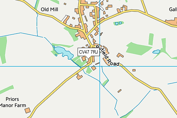 CV47 7RJ map - OS VectorMap District (Ordnance Survey) CV47 7RJ map - OS VectorMap District (Ordnance Survey)