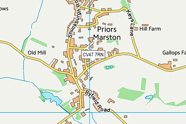 CV47 7RN map - OS VectorMap District (Ordnance Survey) CV47 7RN map - OS VectorMap District (Ordnance Survey)