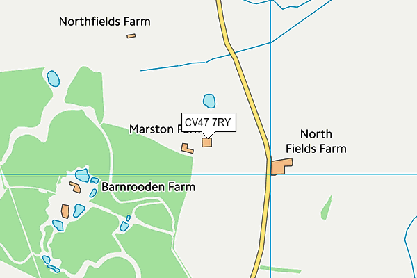CV47 7RY map - OS VectorMap District (Ordnance Survey) CV47 7RY map - OS VectorMap District (Ordnance Survey)