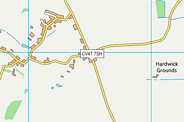 CV47 7SH map - OS VectorMap District (Ordnance Survey) CV47 7SH map - OS VectorMap District (Ordnance Survey)