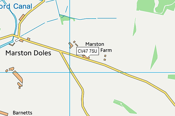 CV47 7SU map - OS VectorMap District (Ordnance Survey) CV47 7SU map - OS VectorMap District (Ordnance Survey)