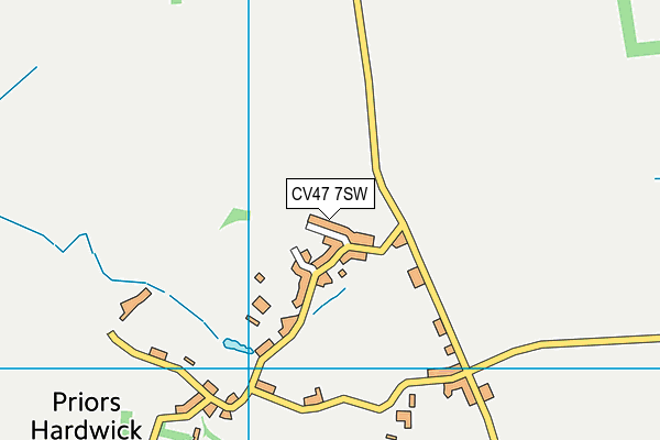 CV47 7SW map - OS VectorMap District (Ordnance Survey) CV47 7SW map - OS VectorMap District (Ordnance Survey)