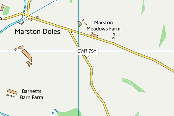 CV47 7SY map - OS VectorMap District (Ordnance Survey) CV47 7SY map - OS VectorMap District (Ordnance Survey)