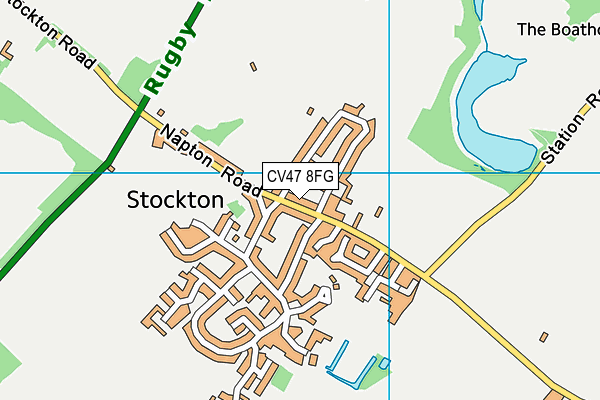 CV47 8FG map - OS VectorMap District (Ordnance Survey) CV47 8FG map - OS VectorMap District (Ordnance Survey)
