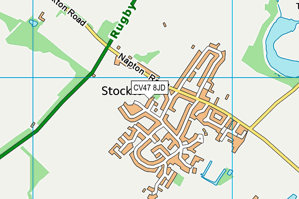CV47 8JD map - OS VectorMap District (Ordnance Survey) CV47 8JD map - OS VectorMap District (Ordnance Survey)