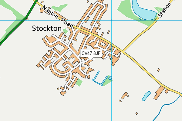 CV47 8JF map - OS VectorMap District (Ordnance Survey) CV47 8JF map - OS VectorMap District (Ordnance Survey)