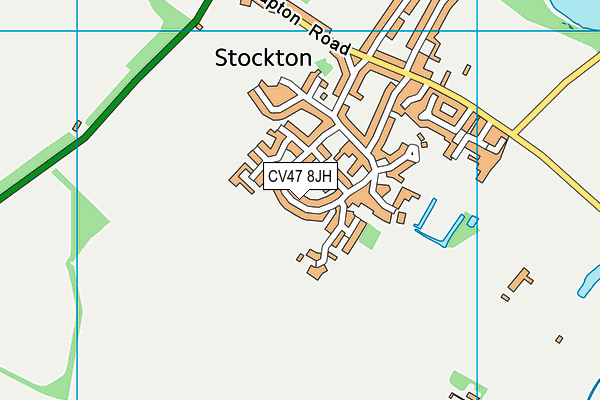 CV47 8JH map - OS VectorMap District (Ordnance Survey) CV47 8JH map - OS VectorMap District (Ordnance Survey)