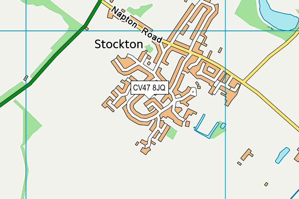 CV47 8JQ map - OS VectorMap District (Ordnance Survey) CV47 8JQ map - OS VectorMap District (Ordnance Survey)