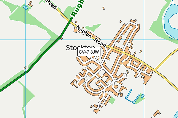 CV47 8JW map - OS VectorMap District (Ordnance Survey) CV47 8JW map - OS VectorMap District (Ordnance Survey)
