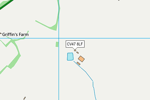 CV47 8LF map - OS VectorMap District (Ordnance Survey) CV47 8LF map - OS VectorMap District (Ordnance Survey)