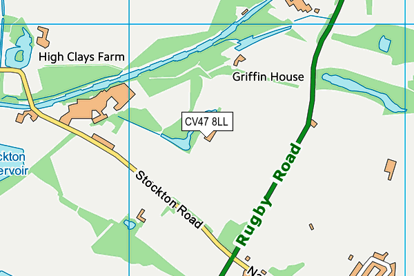CV47 8LL map - OS VectorMap District (Ordnance Survey) CV47 8LL map - OS VectorMap District (Ordnance Survey)