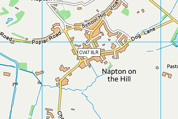 CV47 8LR map - OS VectorMap District (Ordnance Survey) CV47 8LR map - OS VectorMap District (Ordnance Survey)