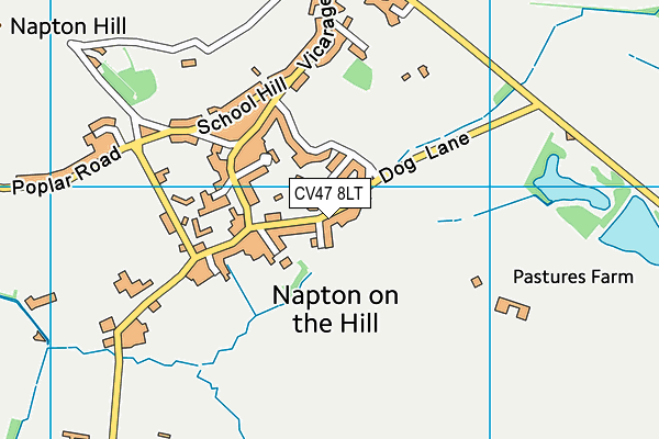 CV47 8LT map - OS VectorMap District (Ordnance Survey) CV47 8LT map - OS VectorMap District (Ordnance Survey)