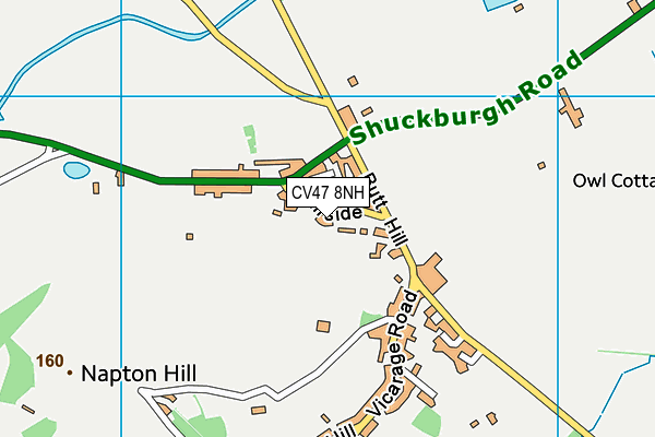CV47 8NH map - OS VectorMap District (Ordnance Survey) CV47 8NH map - OS VectorMap District (Ordnance Survey)