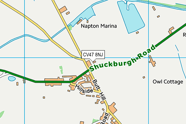 CV47 8NJ map - OS VectorMap District (Ordnance Survey) CV47 8NJ map - OS VectorMap District (Ordnance Survey)