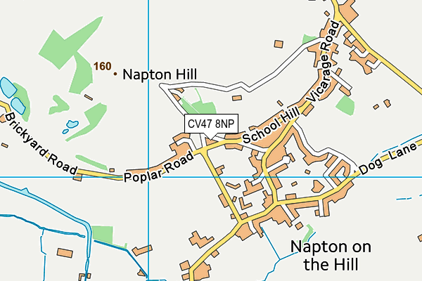 CV47 8NP map - OS VectorMap District (Ordnance Survey) CV47 8NP map - OS VectorMap District (Ordnance Survey)