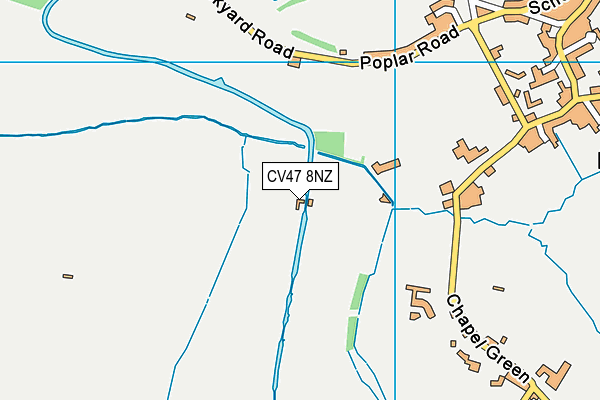 CV47 8NZ map - OS VectorMap District (Ordnance Survey) CV47 8NZ map - OS VectorMap District (Ordnance Survey)