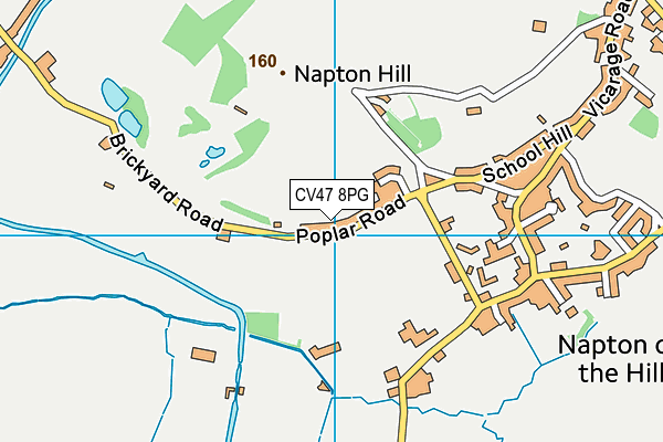 CV47 8PG map - OS VectorMap District (Ordnance Survey) CV47 8PG map - OS VectorMap District (Ordnance Survey)