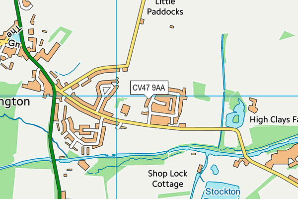 CV47 9AA map - OS VectorMap District (Ordnance Survey) CV47 9AA map - OS VectorMap District (Ordnance Survey)