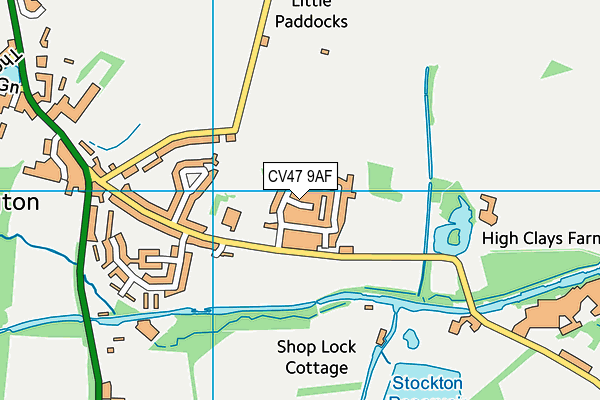 CV47 9AF map - OS VectorMap District (Ordnance Survey) CV47 9AF map - OS VectorMap District (Ordnance Survey)