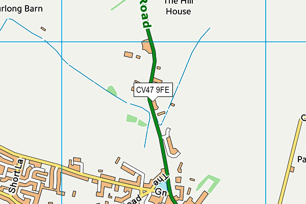CV47 9FE map - OS VectorMap District (Ordnance Survey) CV47 9FE map - OS VectorMap District (Ordnance Survey)