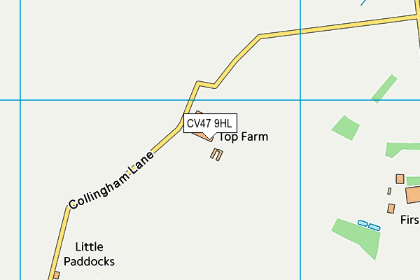 CV47 9HL map - OS VectorMap District (Ordnance Survey) CV47 9HL map - OS VectorMap District (Ordnance Survey)