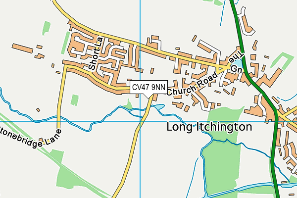 CV47 9NN map - OS VectorMap District (Ordnance Survey) CV47 9NN map - OS VectorMap District (Ordnance Survey)