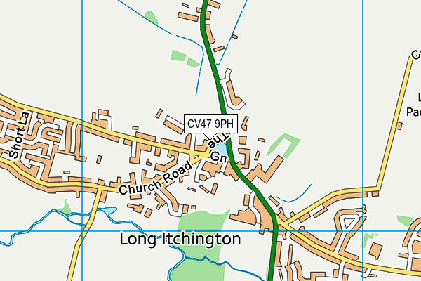 CV47 9PH map - OS VectorMap District (Ordnance Survey) CV47 9PH map - OS VectorMap District (Ordnance Survey)