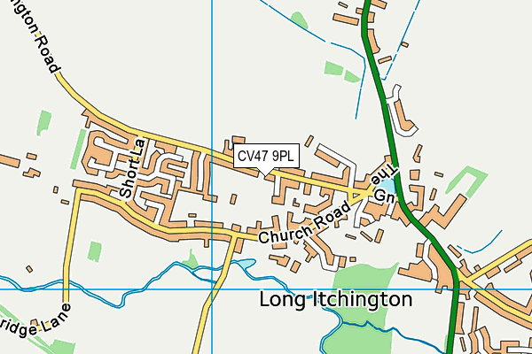 CV47 9PL map - OS VectorMap District (Ordnance Survey) CV47 9PL map - OS VectorMap District (Ordnance Survey)