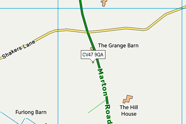 CV47 9QA map - OS VectorMap District (Ordnance Survey) CV47 9QA map - OS VectorMap District (Ordnance Survey)