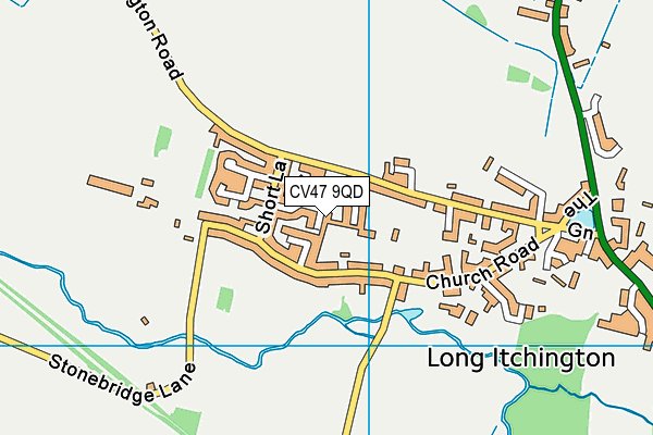 CV47 9QD map - OS VectorMap District (Ordnance Survey) CV47 9QD map - OS VectorMap District (Ordnance Survey)