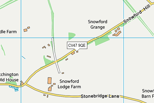 CV47 9QE map - OS VectorMap District (Ordnance Survey) CV47 9QE map - OS VectorMap District (Ordnance Survey)
