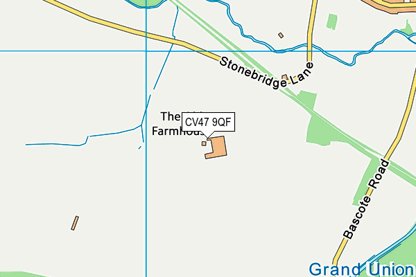 CV47 9QF map - OS VectorMap District (Ordnance Survey) CV47 9QF map - OS VectorMap District (Ordnance Survey)